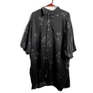 Pierre Cardin Black Casual Button Down Shirt‎